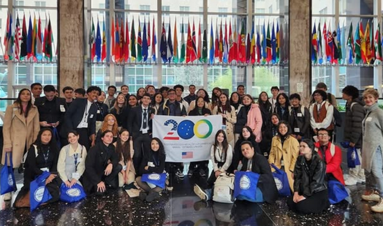 Ana Carolina participou do programa Jovens Embaixadores em 2024, quando decidiu tentar uma vaga em uma universidade nos EUA