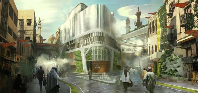 Uma das supostas artes conceituais do reboot de Perfect Dark