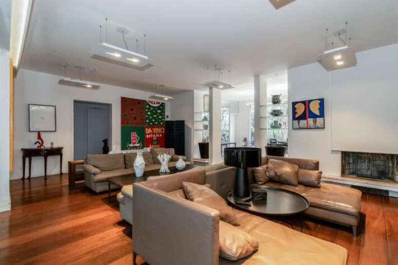 Uma das salas da casa que foi de Gal Costa