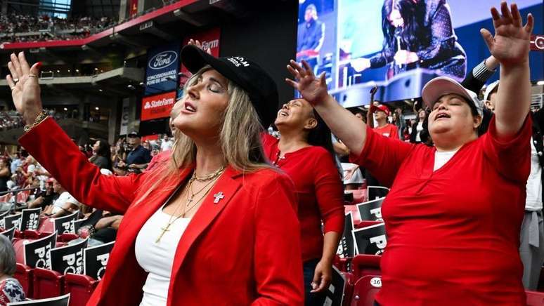 The mix of politics and religion in the funeral of Charlie Kirk indicating the future of the Trump Maga movement