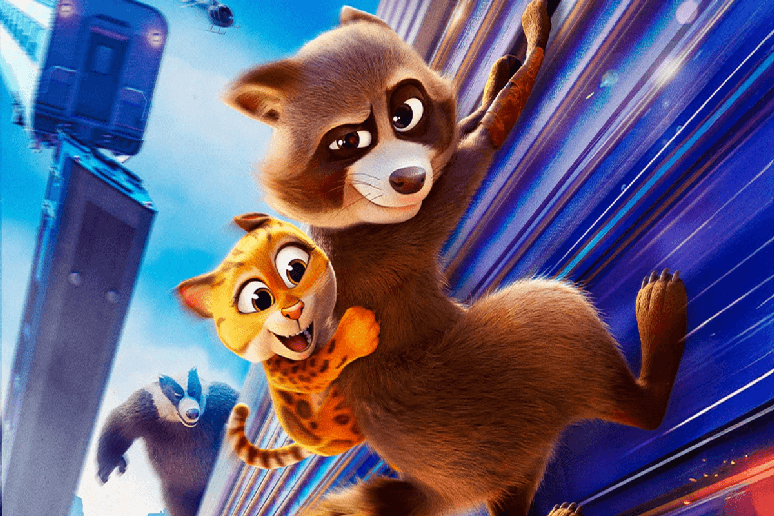 Em &ldquo;Miss&atilde;o Pet&rdquo;, o guaxinim astuto Falcon precisa liderar seus novos amigos contra o vil&atilde;o Hans 