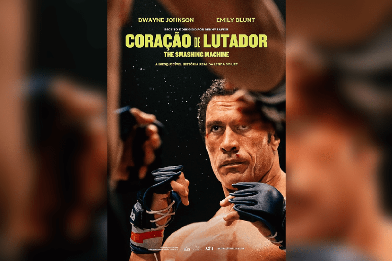 “Coração de Lutador: The Smashing Machine” traz Dwayne Johnson no papel intenso do lutador Mark Kerr em sua batalha dentro e fora do ringue 