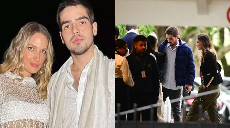 João Silva no velório de Anne Marie