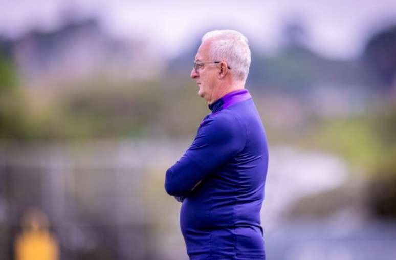 Angileri no treino da tarde desta terça-feira-