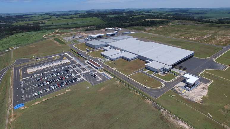 F&aacute;brica de motores da Toyota em Porto Feliz (SP)