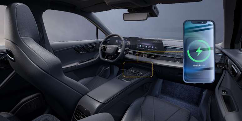 Omoda 5 HEV terá carregador rápido de 50W