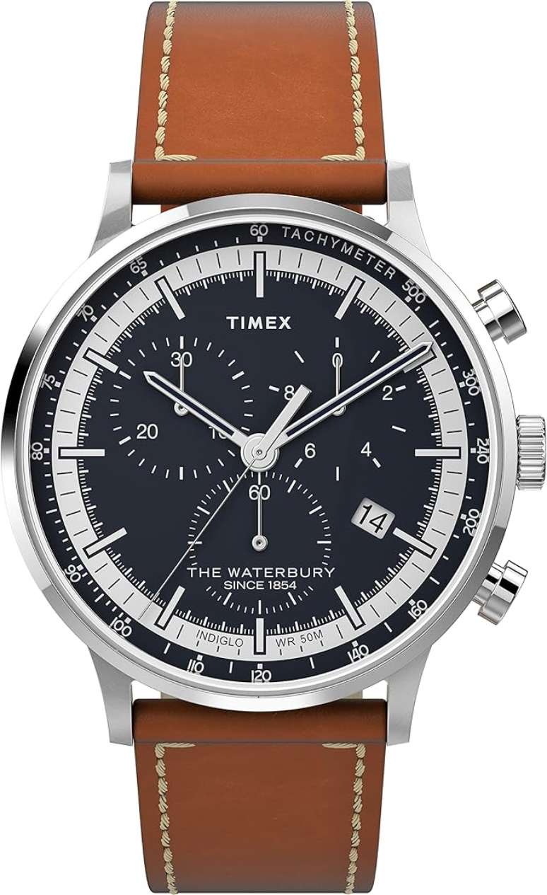 Timex Relógio masculino Waterbury Classic de 40 mm