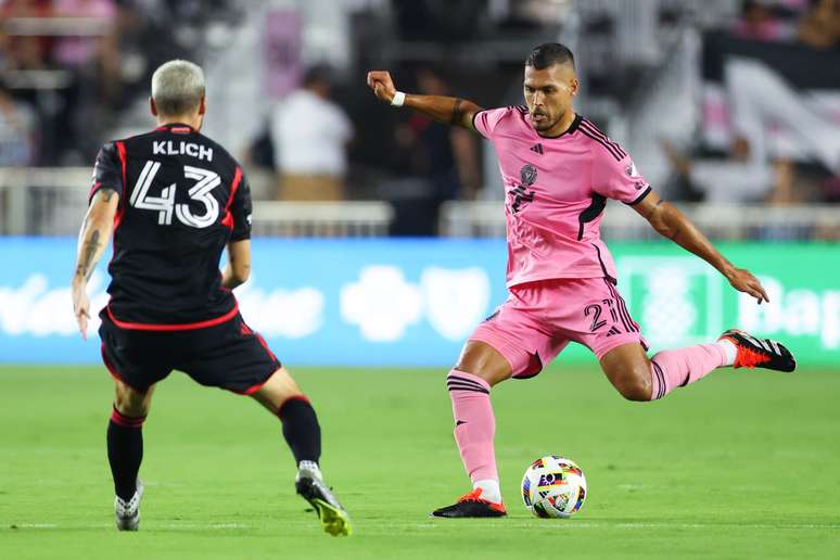 Klich em partida contra o Inter Miami 