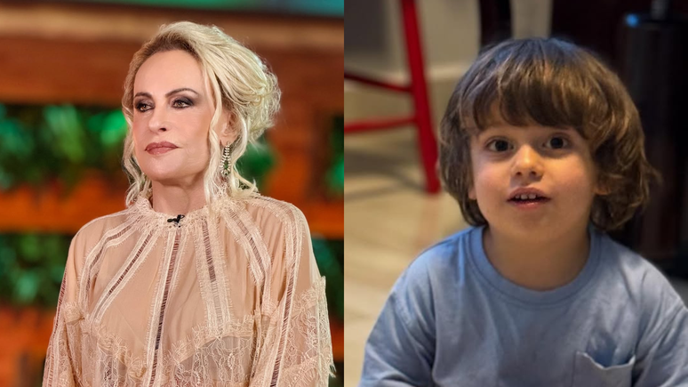 Neto de Ana Maria vai parar em hospital após aspirar brinquedo
