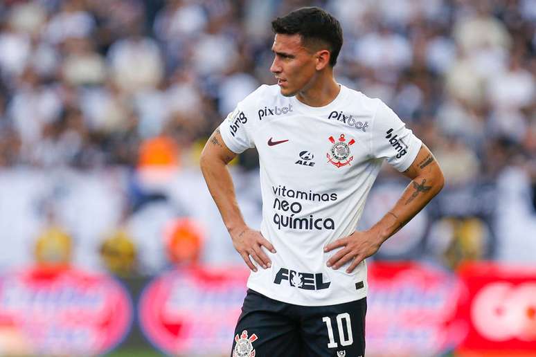 Matias Rojas em jogo do Corinthians contra o Palmeiras