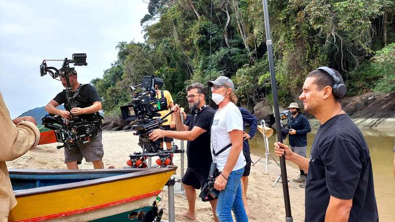 Bastidores do filme "Meu Amigo Pinguim" no Brasil Bastidores do filme "Meu Amigo Pinguim" no Brasil