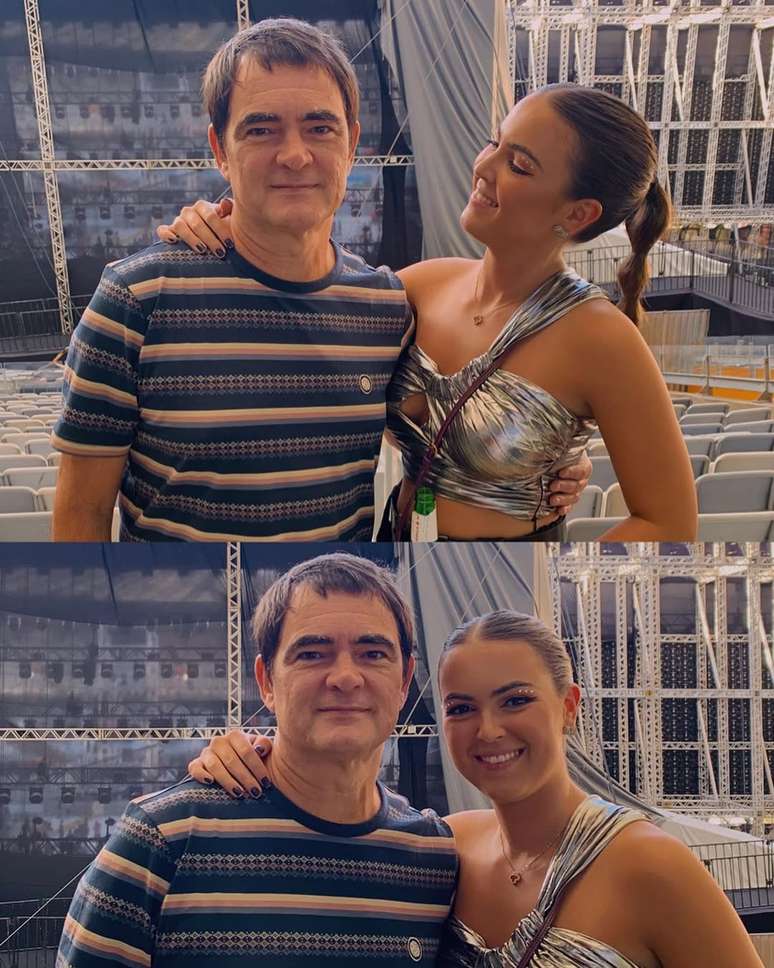 Samuel Rosa and his daughter Ana
