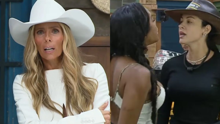 A Fazenda 17 Adriane Galisteu desmascara Carol Lekker ao vivo em briga com Rayane Figliuzzi