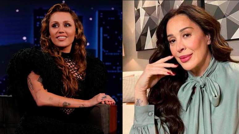 Miley Cyrus and Claudia Raia show how the smile has an impact on the career