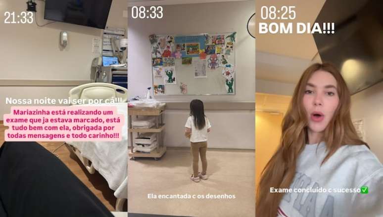 A influenciadora digital atualizou os f&atilde;s sobre o estado de sa&uacute;de da filha nas redes sociais