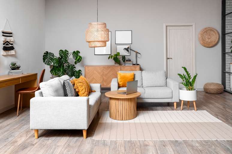 Including plants in the decoration promotes the connection with nature 