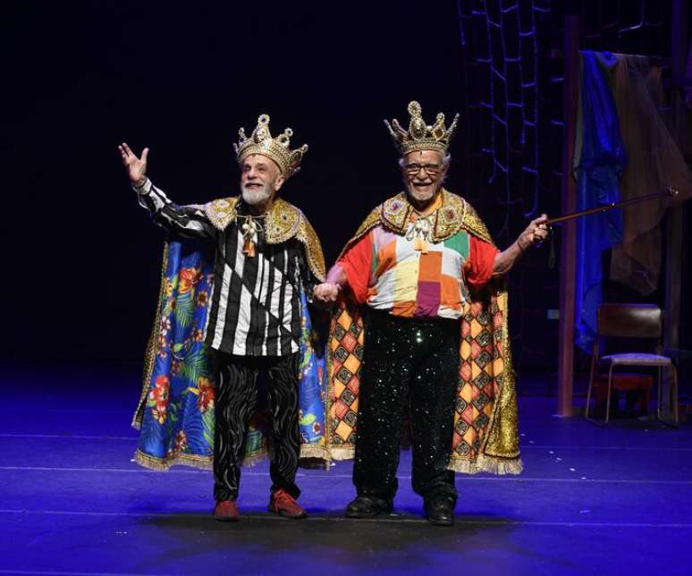 Renato Borghi e Amir Haddad se unem no palco em 'Haddad e Borghi: Cantam o Teatro, Livres em Cena'.