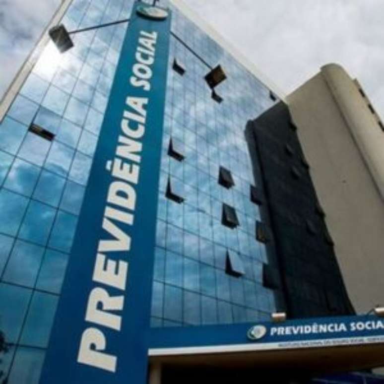 Fachada da Previdência Social.