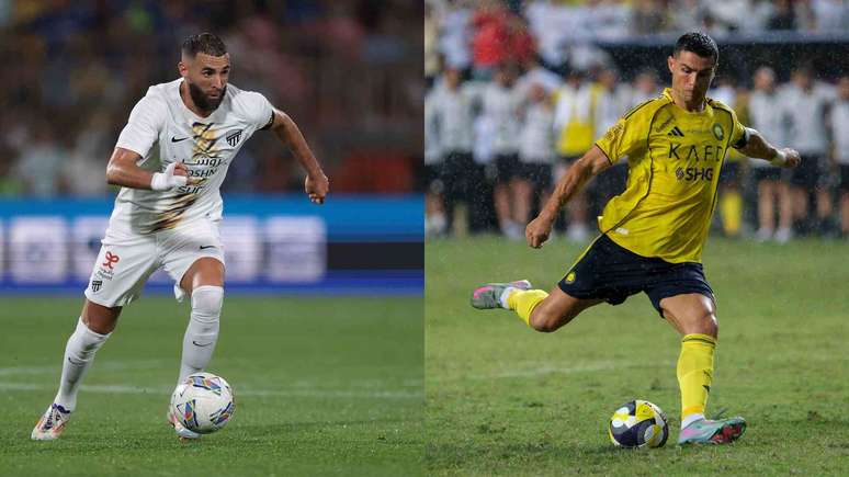 Benzema e CR7 já se enfrentaram em nove oportunidades