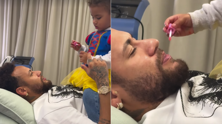 Neymar is invented by Mavie and reacts: “Respect your father”