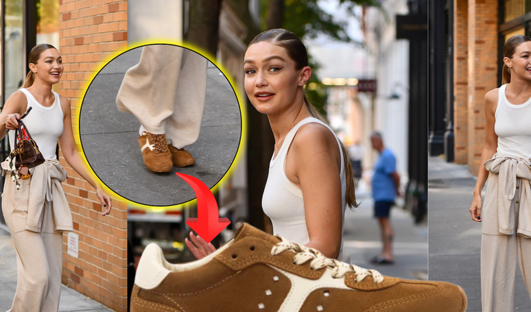 See you adidas samba! A Brazilian tennis became Gigi Hadid’s new adorable; Discover the details of the price and shoes