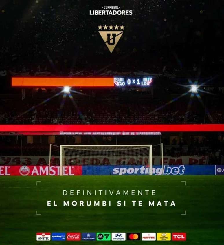 Publica&ccedil;&atilde;o da Liga de Quito gerou irrita&ccedil;&atilde;o de outro campe&atilde;o continental &ndash;