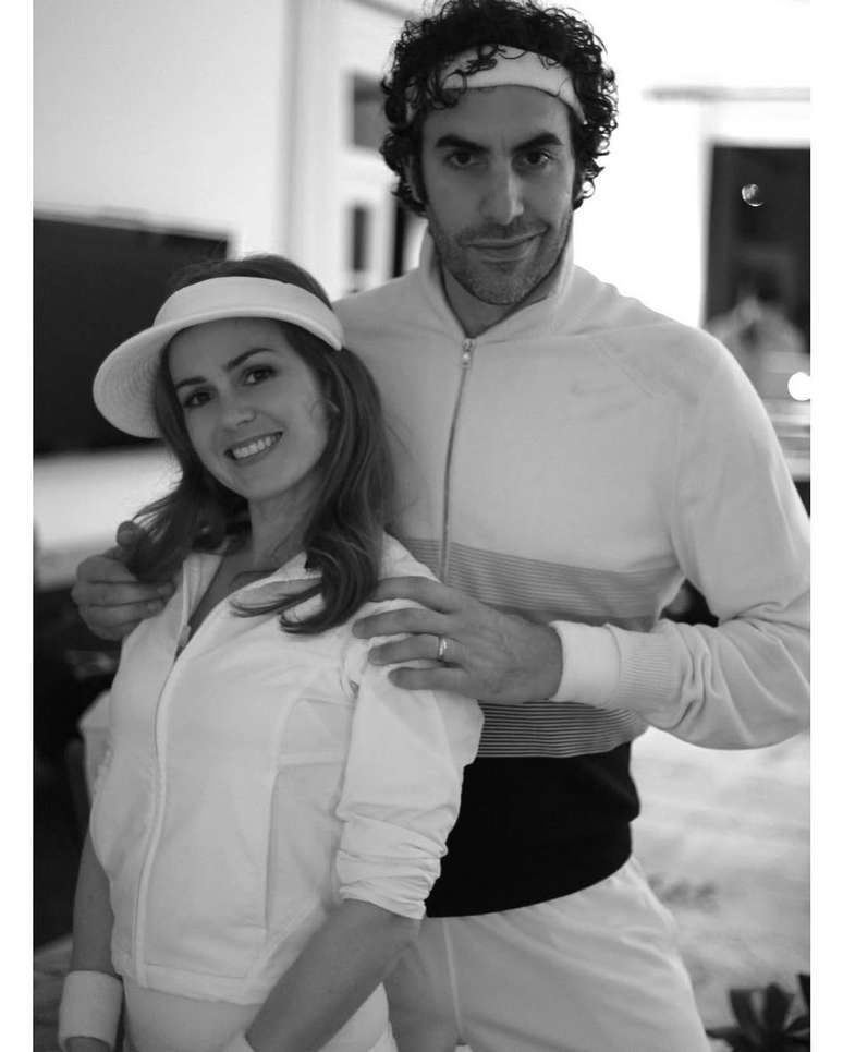 Sacha Baron Cohen e sua ex-esposa, Isla
