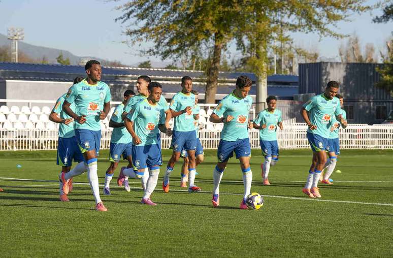 Treino da Sele&ccedil;&atilde;o Brasileira sub-20 no Chile &ndash;