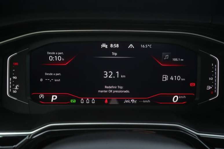 Tela do Nivus tem 10,25 polegadas FOTO: Felipe Rau/Estad&atilde;o