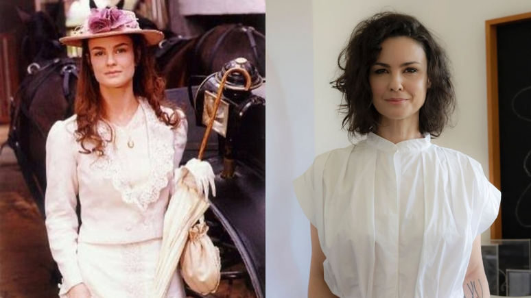 Carolina Kasting em Terra Nostra e atualmente