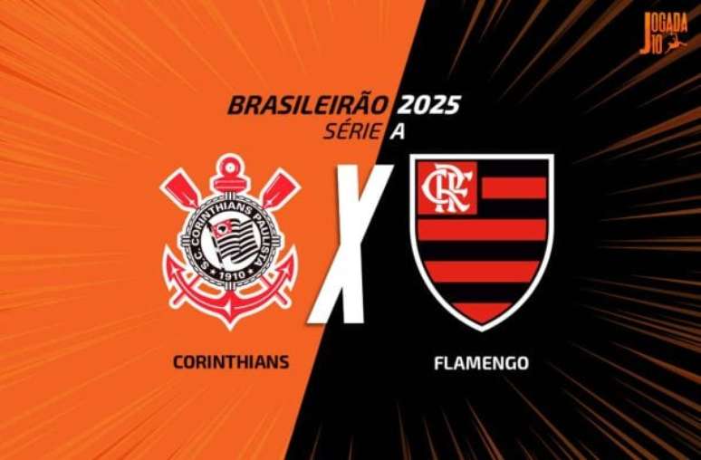 Corinthians e Flamengo se enfrentam pelo Brasileirão, neste que é o jogo entre os times com as maiores torcidas do Brasil / Jogada10