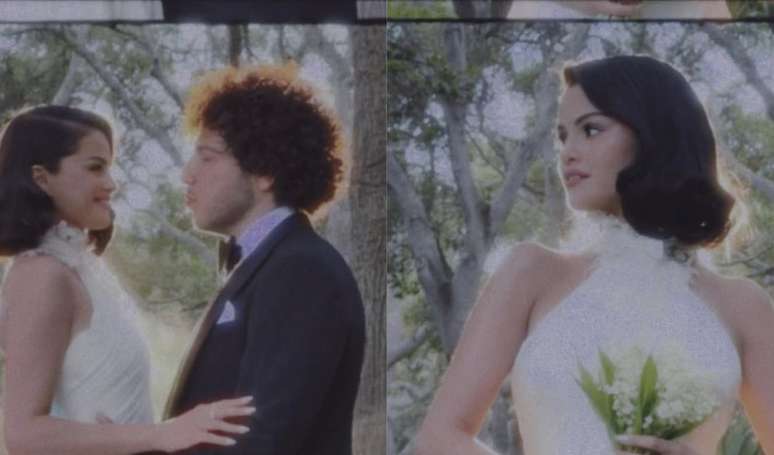 Selena Gomez married Benny Blanco! Barefoot and with a draped -reached dress, a singer opts for a secret and unusual ceremony; The photos are a charm!