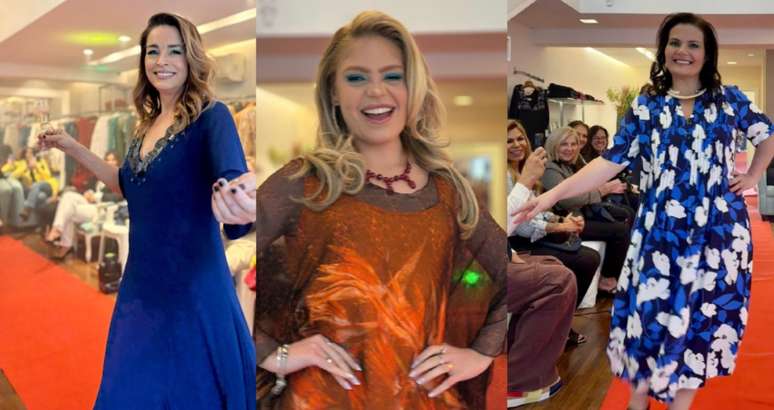 Suzy R&ecirc;go, Vittoria Dutra e Kak&aacute; Meyer vestiram looks para mulheres de silhueta curvil&iacute;nea
