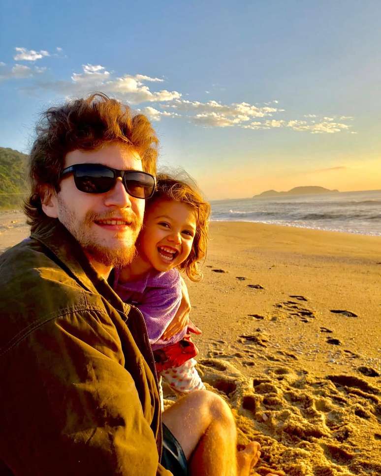 Bruno Ciocler and his daughter
