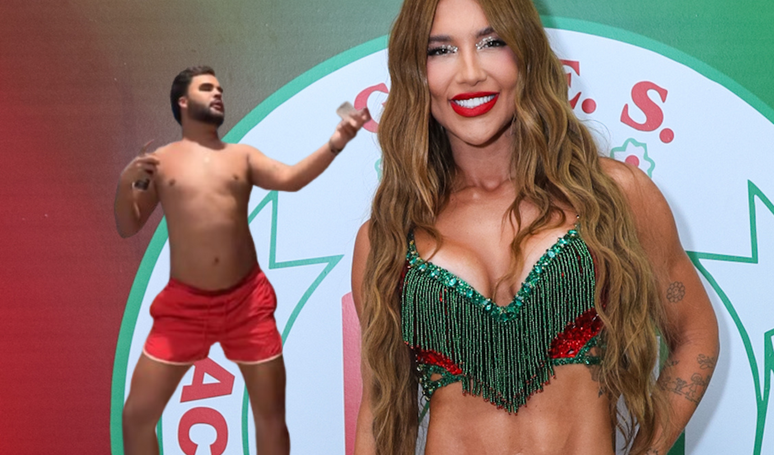 Virgínia Fonseca teve seu samba zoado por Lucas Guedez. Virgínia Fonseca teve seu samba zoado por Lucas Guedez.