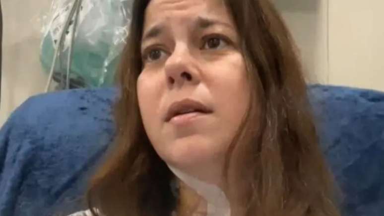 Rhadarani Domingos, mulher que perdeu a visão