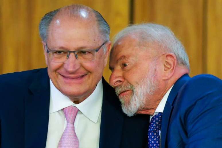 O vice-presidente Geraldo Alckmin pintou cenário positivo do governo Lula