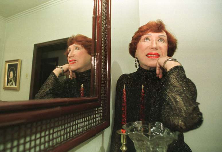 Berta Loran poses for the photos