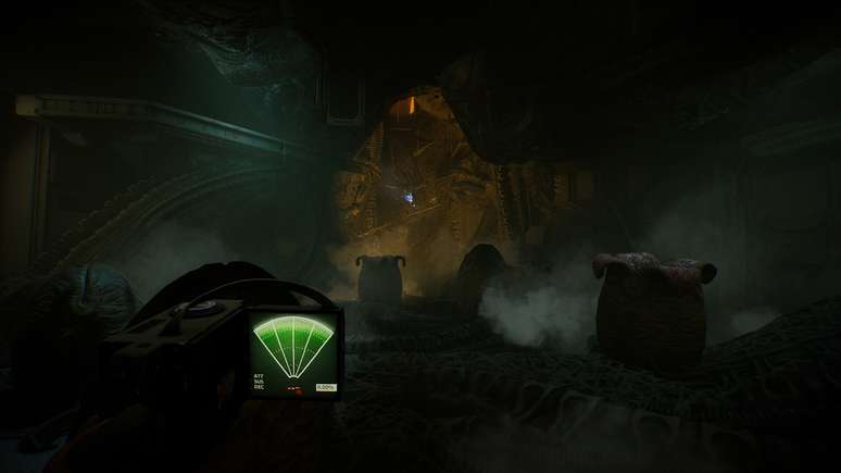 O icônico radar está presente para auxiliar na localização dos Xenomorfos