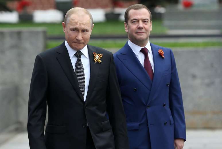 Dmitry Medvedev, atual vice-presidente do Conselho de Segurança da Rússia , é braço direito do presidente Vladimir Putin