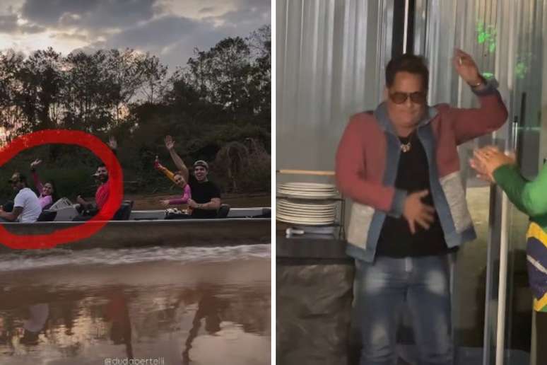 Ana Castela e Zé Felipe no mesmo barco | Leonardo dançando após pescaria