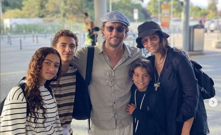 Matthew McConaughey, Camila Alves e filhos