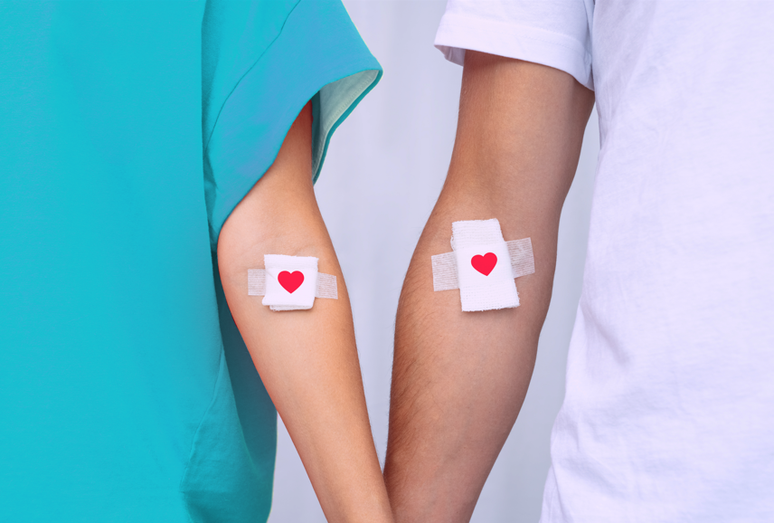 Credicom makes a blood donation action with Hemoninas