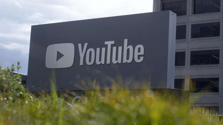 imagem de arquivo da sede do YouTube em San Bruno, Califórnia, em 12 de março de 2025.