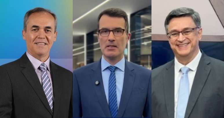 Sandro Dalpícolo, Fabio Turci e Fernando Rêgo Barros experimentaram o baque da demissão, mas hoje estão em situação confortável na TV