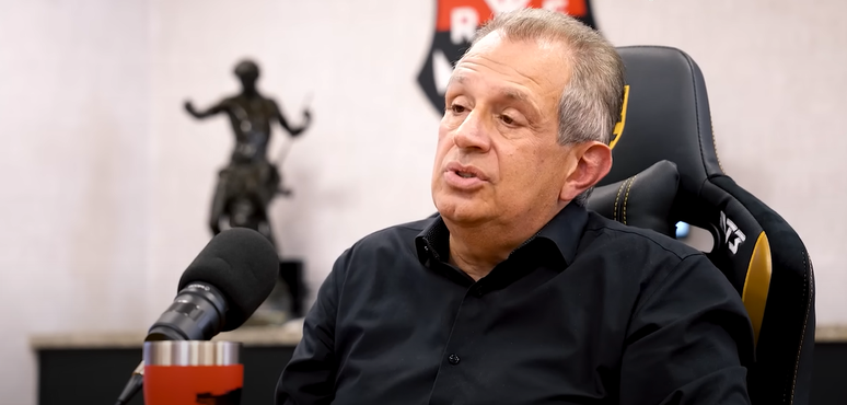 Atual presidente do Flamengo, Luiz Eduardo Baptista