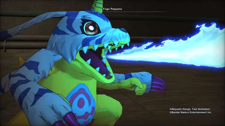 Gabumon e muitos outros Digimons clássicos fazem parte do elenco jogável