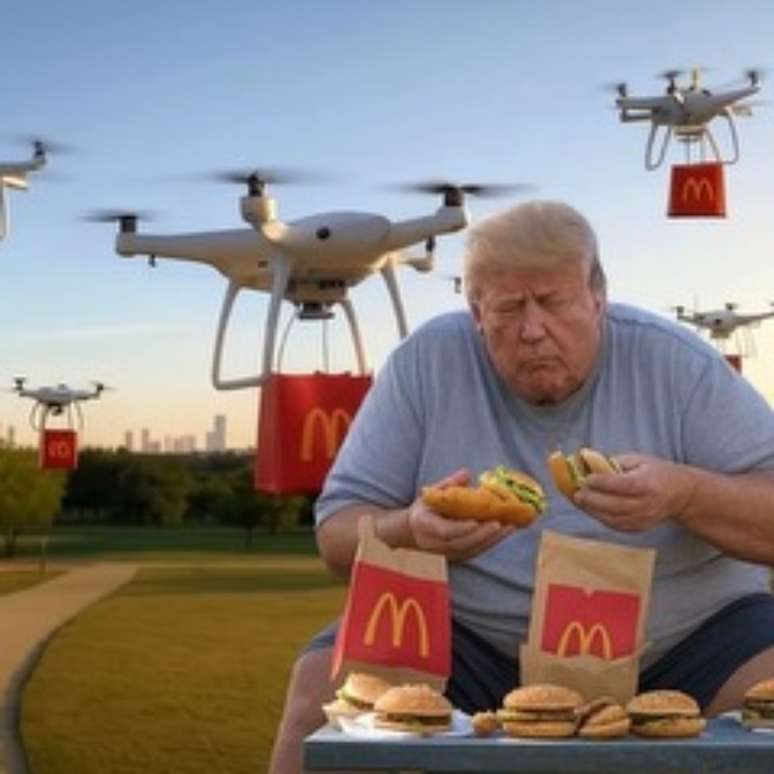 A governador da Califórnia publicou a imagem em resposta às críticas dos oficiais 