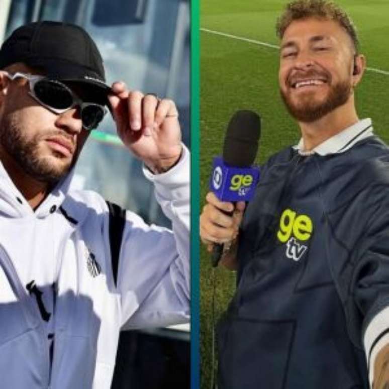 Neymar explica mal entendido com equipe do GE TV.