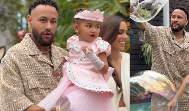 Basquinho? He doesn’t even know what he is! Neymar Sports R $ 14,000 in a millionaire festival of daughter Mavie